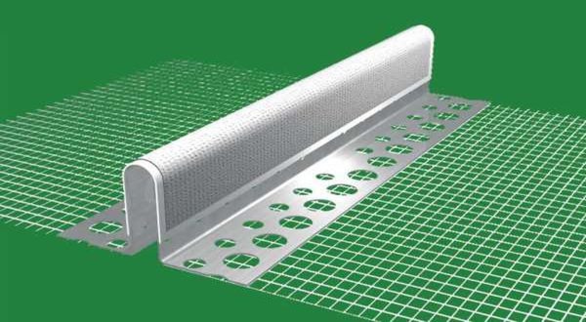 Hálós meződilatációs profil PVC - 2,5 fm/db