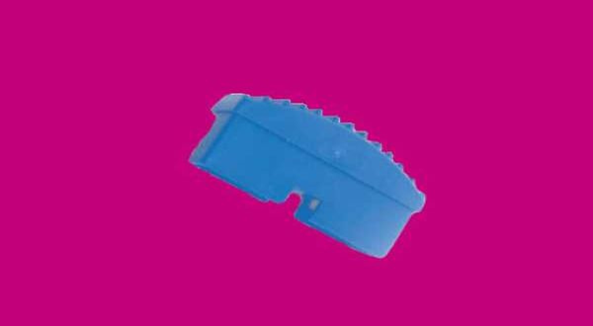 Műanyag talp A09A3/400 alumínium létra stabilizátorhoz - 70 x 20 mm