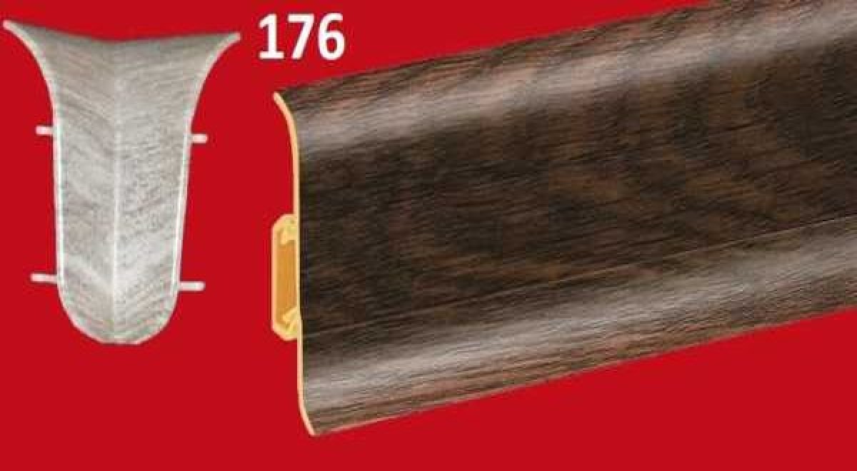 Parkettaszegély belső sarokelem - SLIM176