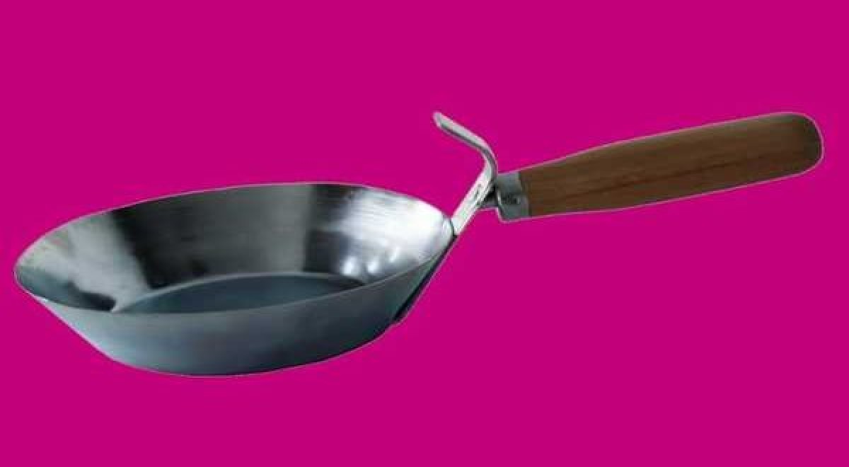 Rozsdamentes kőművesserpenyő - 170