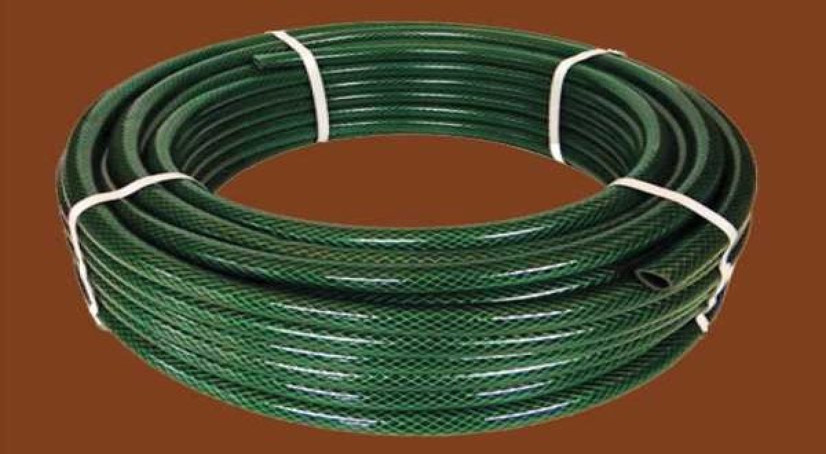 Standard szövetes PVC locsolótömlő - Zöld 25 m