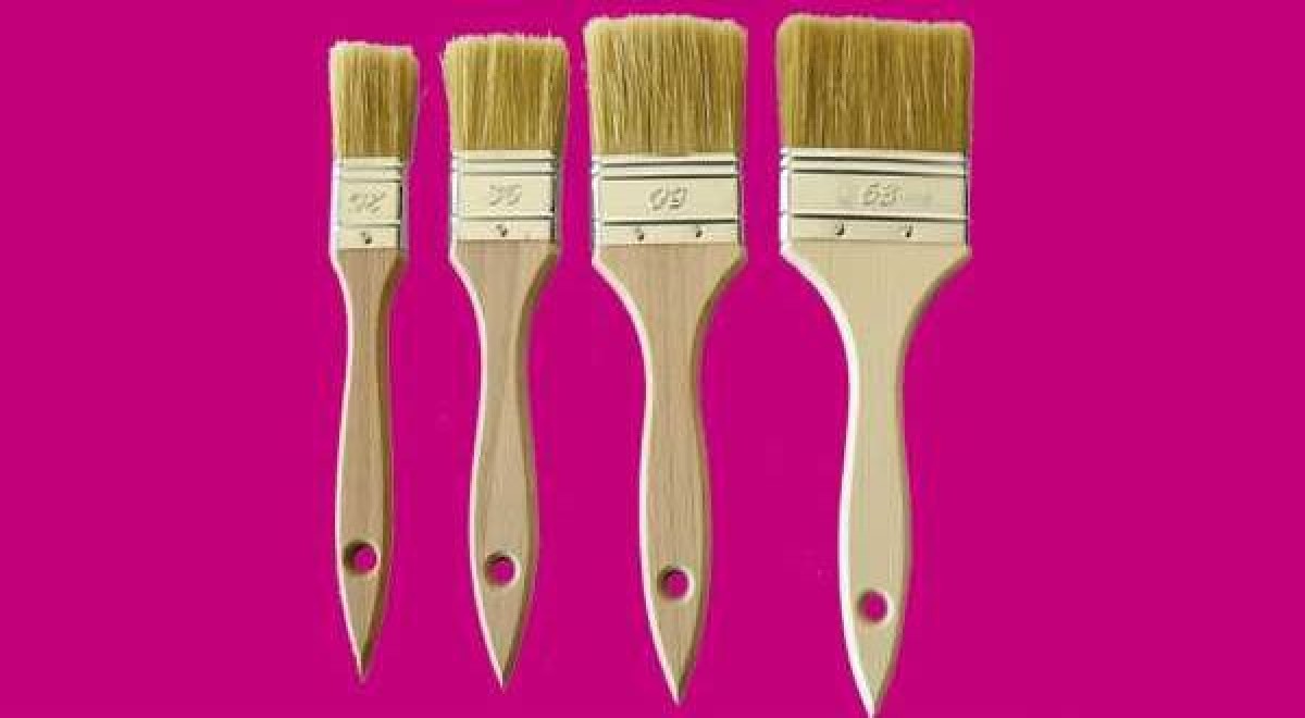 Szimpla ecset fanyéllel TOPS 60